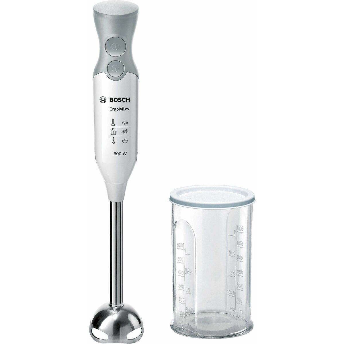 Håndblender BOSCH MSM66110 600W Hvid Grå 600 W